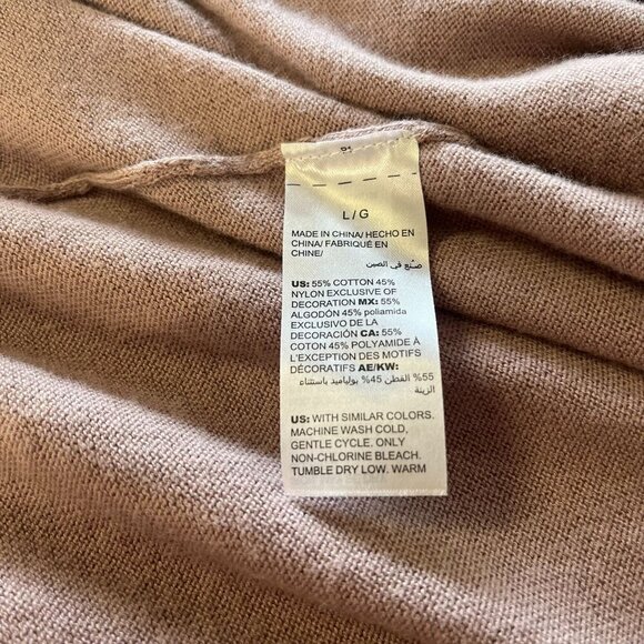 Soma Lace Long Cardigan Duster Ladies Size Large Mauve and Lace Evening Casual L - Picture 6 of 8